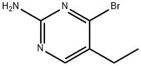 4-Bromo-2-amino-5-ethylpyrimidine Struktur