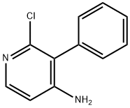 2-CHLORO-4-AMINO-3-PHENYLPYRIDINE Struktur