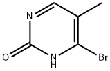 4-Bromo-2-hydroxy-5-methylpyrimidine Struktur