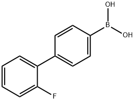 [4-(2-fluorophenyl)phenyl]boronic acid Struktur