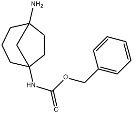 Benzyl (5-Aminobicyclo[3.2.1]Octan-1-Yl)Carbamate Struktur