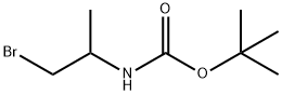 tert-butyl (1-bromopropan-2-yl)carbamate Struktur