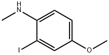 Benzenamine, 2-iodo-4-methoxy-N-methyl- Struktur