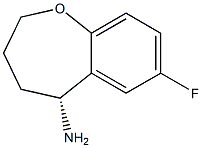 (R)-7-Fluoro-2,3,4,5-tetrahydro-benzo[b]oxepin-5-ylamine Struktur