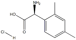 (2S)-2-AMINO-2-(2,4-DIMETHYLPHENYL)ACETIC ACID HCl Struktur