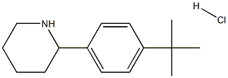 2-(4-TERT-BUTYLPHENYL)PIPERIDINE HYDROCHLORIDE Struktur