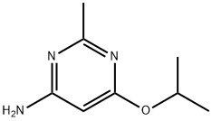 4-Amino-2-methyl-6-(iso-propoxy)pyrimidine Struktur