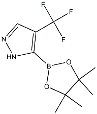 5-(tetramethyl-1,3,2-dioxaborolan-2-yl)-4-(trifluoromethyl)-1H-pyrazole Struktur