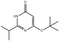 4-Hydroxy-2-(iso-propyl)-6-(tert-butoxy)pyrimidine Struktur