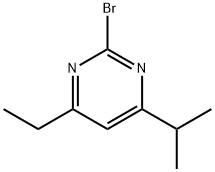 2-Bromo-4-ethyl-6-(iso-propyl)pyrimidine Struktur