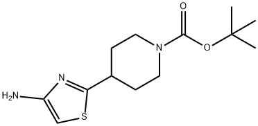 4-AMINO-2-(N-BOC-PIPERIDIN-4-YL)THIAZOLE Struktur