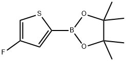 4-Fluorothiophene-2-boronic acid pinacol ester Struktur