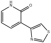 2-Hydroxy-3-(thiazol-4-yl)pyridine Struktur