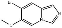 7-Bromo-6-methoxyimidazo[1,5-a]pyridine Struktur