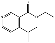 4-(1-Methylethyl)pyridine-3-carboxylic acid ethyl ester Struktur