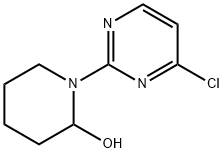 1-(4-CHLOROPYRIMIDIN-2-YL)PIPERIDIN-2-OL Struktur