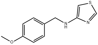 N-(4-Methoxybenzyl)thiazol-4-amine Struktur