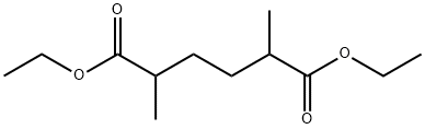 2,5-Dimethyladipic acid diethyl ester Struktur