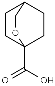 2-oxabicyclo[2.2.2]octane-1-carboxylic acid Struktur