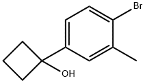 1-(4-Bromo-phenyl)-cyclobutanol Struktur