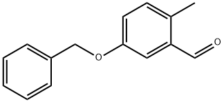 5-(Benzyloxy)-2-methylbenzaldehyde Struktur