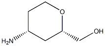 Cis-((2S,4R)-4-aminotetrahydro-2H-pyran-2-yl)methanol Struktur