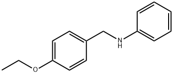 N-[(4-ethoxyphenyl)methyl]aniline Struktur