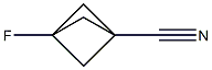 3-fluorobicyclo[1.1.1]pentane-1-carbonitrile Struktur