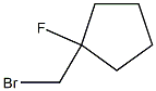 1-(bromomethyl)-1-fluorocyclopentane Struktur