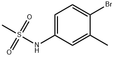 N-(4-bromo-3-methylphenyl)methanesulfonamide Struktur