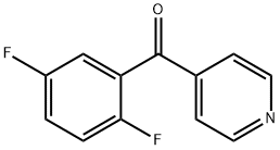 4-(2,5-difluorobenzoyl)pyridine Struktur