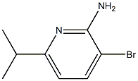 3-bromo-6-isopropylpyridin-2-amine Struktur