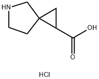 5-Azaspiro[2.4]heptane-1-carboxylic acid hydrochloride Struktur