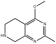 4-methoxy-2-methyl-5,6,7,8-tetrahydropyrido[3,4-d]pyrimidine Struktur