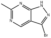 3-bromo-6-methyl-1H-pyrazolo[3,4-d]pyrimidine Struktur