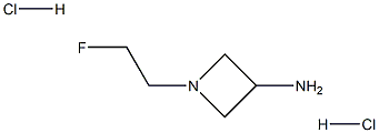 1-(2-fluoroethyl)azetidin-3-amine dihydrochloride Struktur