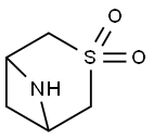 3-thia-6-azabicyclo[3.1.1]heptane 3,3-dioxide Struktur