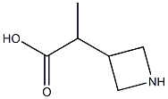 2-(azetidin-3-yl)propanoic acid Struktur