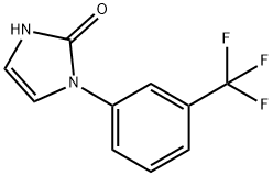 1-(3-(trifluoromethyl)phenyl)-1,3-dihydro-2H-imidazol-2-one Struktur