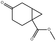 methyl 4-oxobicyclo[4.1.0]heptane-1-carboxylate Struktur