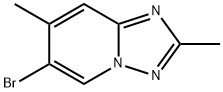 6-bromo-2,7-dimethyl-[1,2,4]triazolo[1,5-a]pyridine Struktur