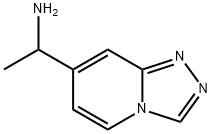 alpha-Methyl-[1,2,4]triazolo[4,3-a]pyridine-7-methanamine Struktur