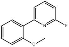 2-Fluoro-6-(2-methoxyphenyl)pyridine Struktur