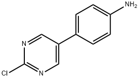 2-CHLORO-5-(4-AMINOPHENYL)PYRIMIDINE Struktur