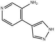 3-Amino-4-(pyrazol-4-yl)pyridine Struktur