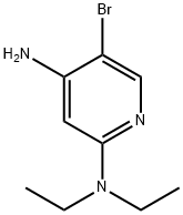 4-Amino-3-bromo-6-diethylaminopyridine Struktur