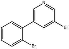 3-BROMO-5-(2-BROMOPHENYL)PYRIDINE Struktur