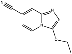 3-ethoxy-[1,2,4]triazolo[4,3-a]pyridine-7-carbonitrile Struktur