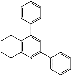 2,4-diphenyl-5,6,7,8-tetrahydroquinoline Struktur