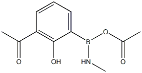 2-hydroxyphenylboronic acid N-methyliminodiacetic acid ester Struktur